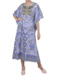 Women Long Kaftans Summer Holiday Caftan Dress 4 Colors S-3XL
