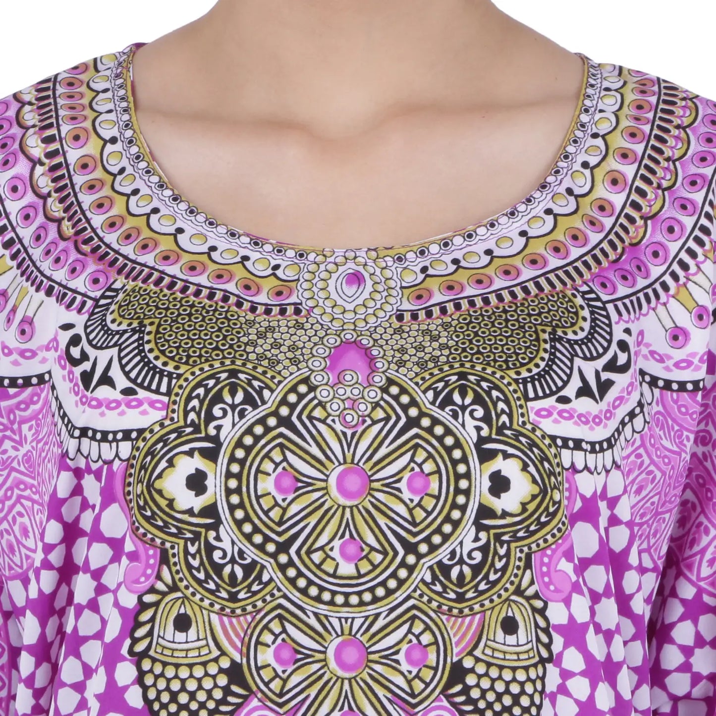 Women Long Kaftans Summer Holiday Caftan Dress 4 Colors S-3XL