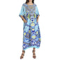 Women Long Kaftans Summer Holiday Caftan Dress 3 Colors S-3XL