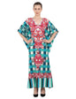 Women Long Kaftans Summer Holiday Caftan Dress 6 Colors S-3XL
