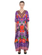 Women Long Kaftans Summer Holiday Caftan Dress 4 Colors S-3XL