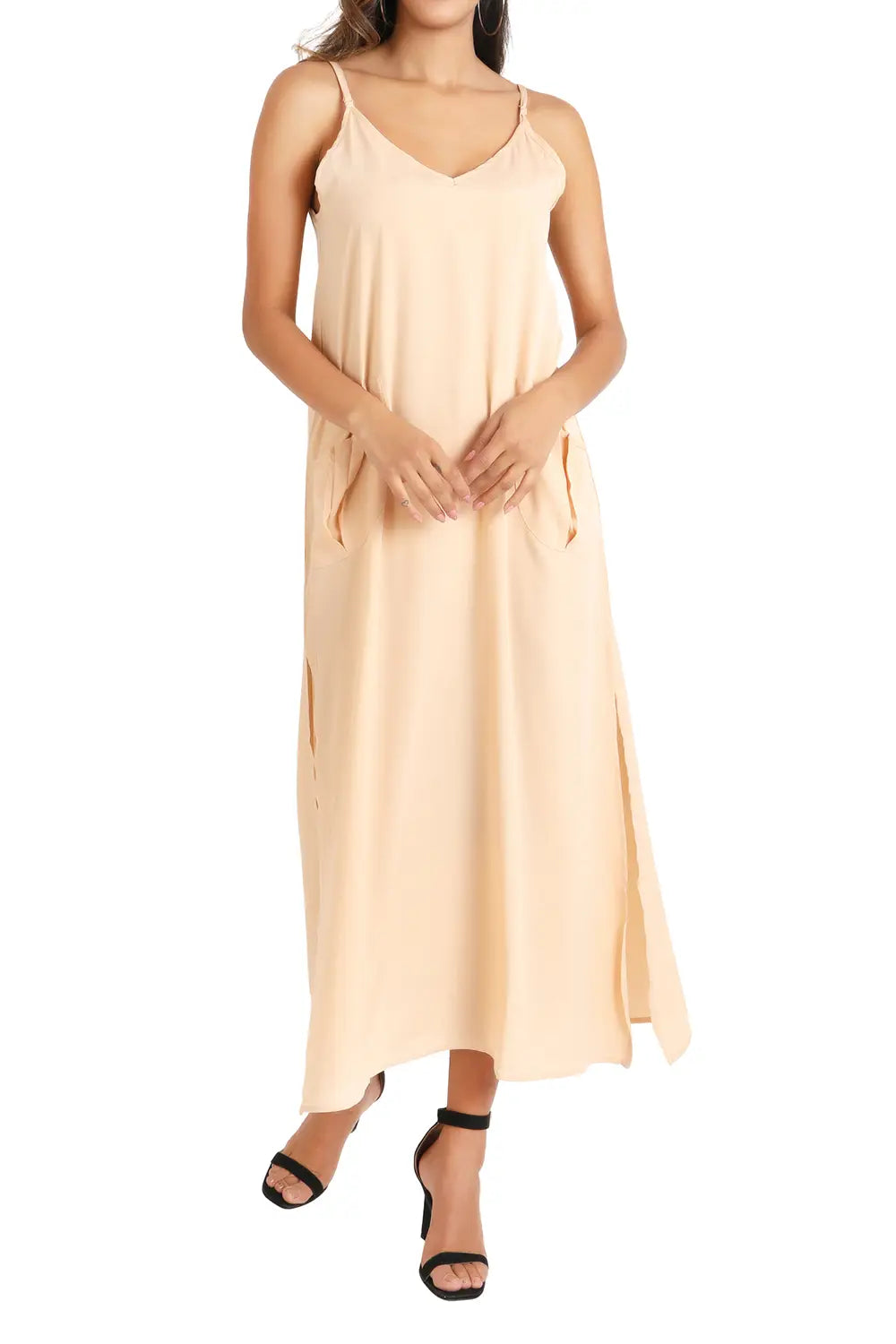 Women Long Kaftans Summer Holiday Caftan Dress 5 Colors S-3XL