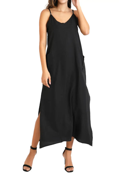 Women Long Kaftans Summer Holiday Caftan Dress 5 Colors S-3XL