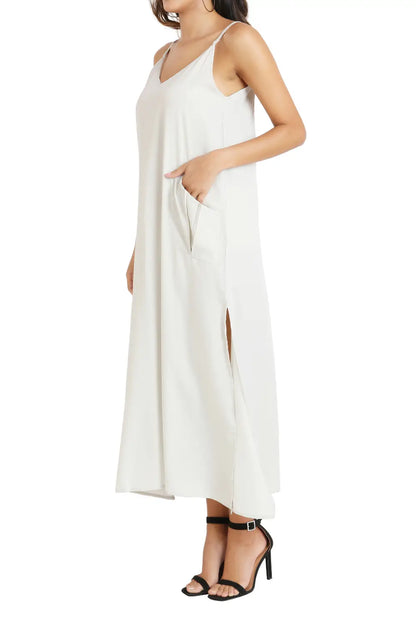 Women Long Kaftans Summer Holiday Caftan Dress 5 Colors S-3XL