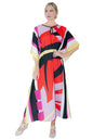 Women Long Kaftans Summer Holiday Caftan Dress Cherish Red S-3XL
