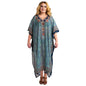 Women Long Kaftans Beach Caftan Dress 3 Colors S-3XL