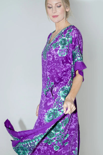 Women Long Kaftan Summer Holiday Caftan Dress in 6 Colors - S to 3XL