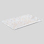 Decorative Trays Mother of Pearl Collection in 12x7 Inch, White
