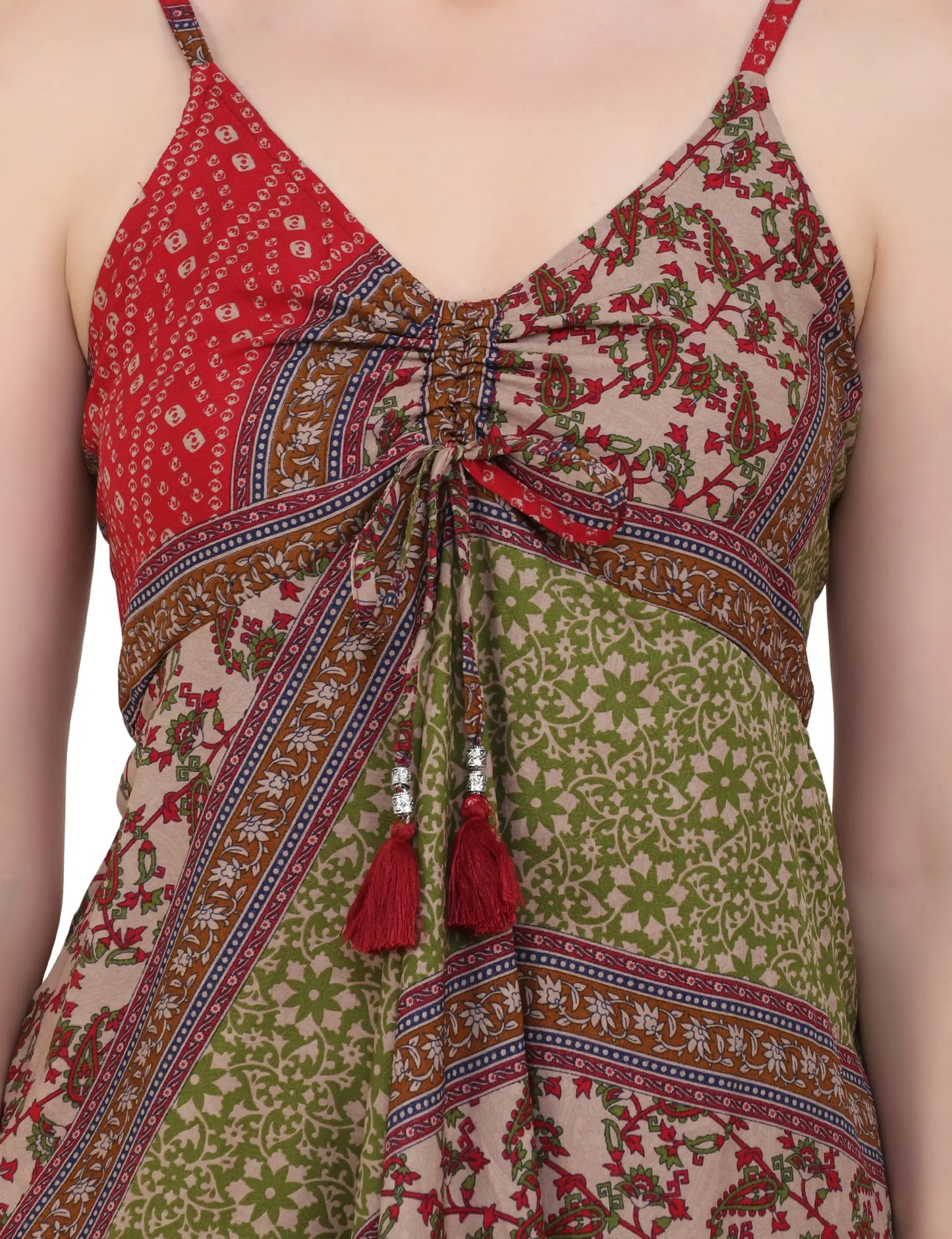 Women's Bohemian Inspired Casual Top Short Dresses in Two Sizes (P325)