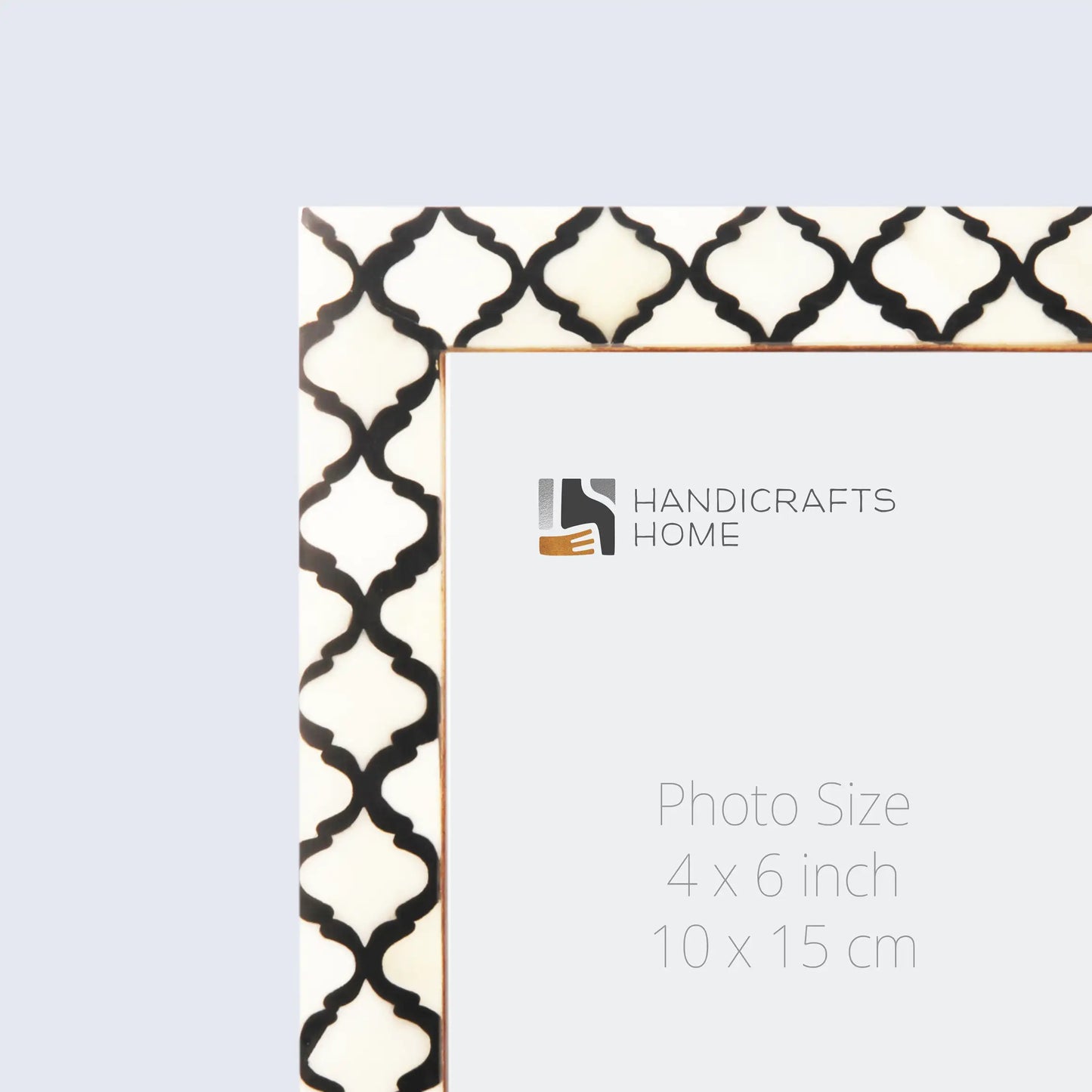 Picture Frames Moroccan Pattern Bone & Resin Inlay Collection in 27 Sizes, Black – Wholesale picture frames
