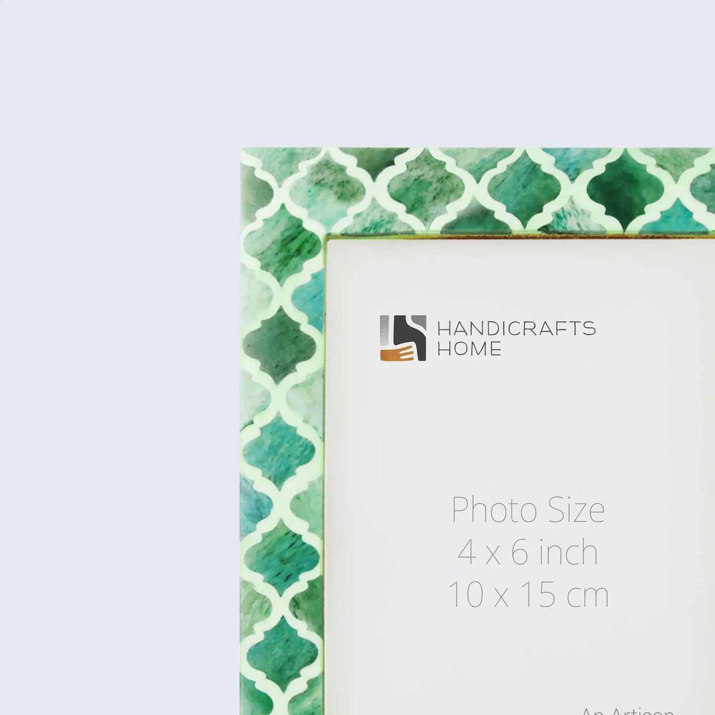 Picture Frames Moroccan Pattern Bone & Resin Inlay Collection in 27 Sizes, Green – Wholesale picture frames