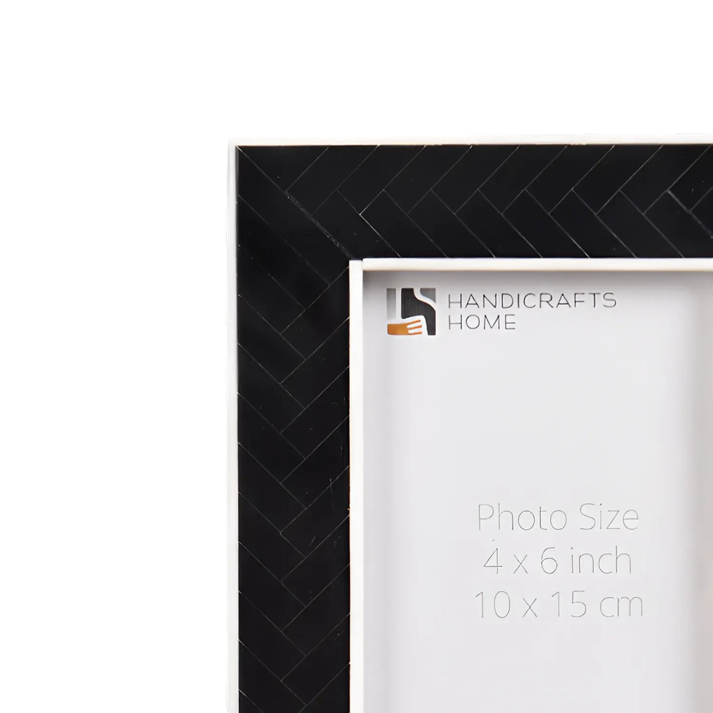 Black & White Resin Inlay Handmade Picture Frame – 4x6 & 5x7 – Wholesale picture frames