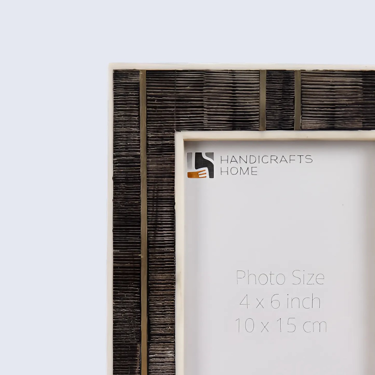 Horn Inlay & Resin Inlay Shagrin Picture Photo Frames Brown, 4x6 5x7 – Wholesale picture frames