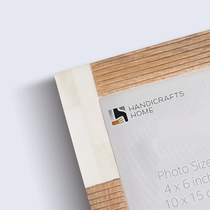 Horn, Wood & Bone Inlay Handmade Neutral Picture Frames - 4x6, 5x7 – Wholesale picture frames