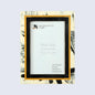 Black Abstract Ink Resin Inlay Picture Frame in 4x6 & 5x7 – Wholesale picture frames