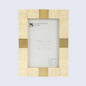 Resin Inlay White & Gold Picture Frame For Desk & Wall-3 Sizes – Wholesale picture frames
