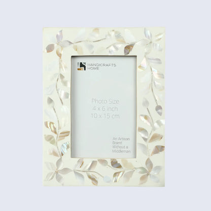 Alhambra Blanca Mother of Pearl & Resin Inlay Picture Frame