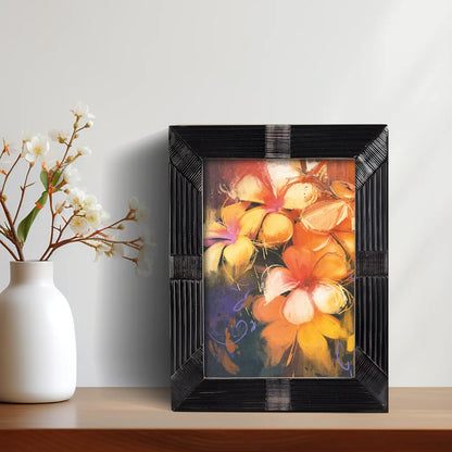 Horn Inlay Shagrin Picture Photo Frames Black, 4x6 5x7 – Wholesale picture frames