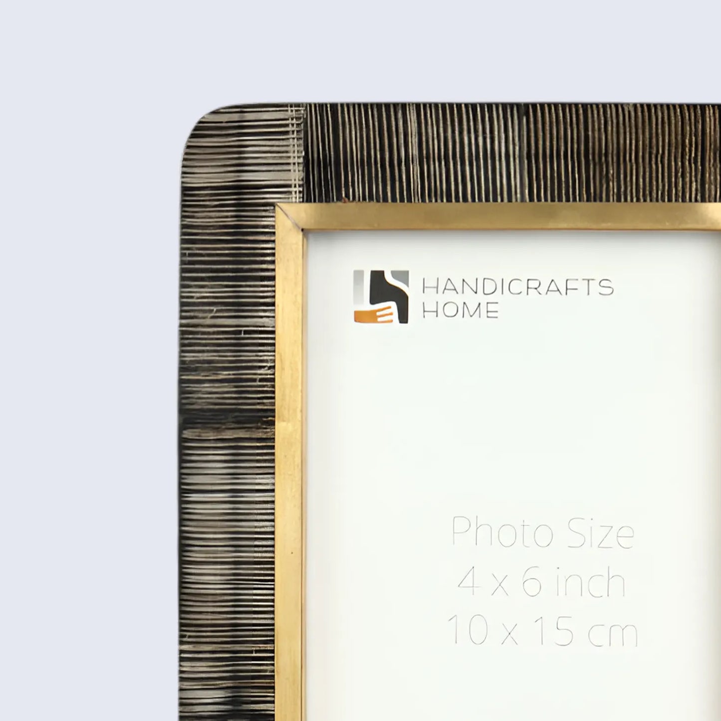 Horn Inlay Shagrin Picture Photo Frames Brown - Rounded Corners, 4x6 5x7 – Wholesale picture frames