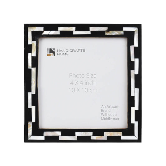 Mother of Pearl & Resin Inlay Picture Frames Pearlescent Tiptoe in 4x4, Make to Order – Wholesale picture frames