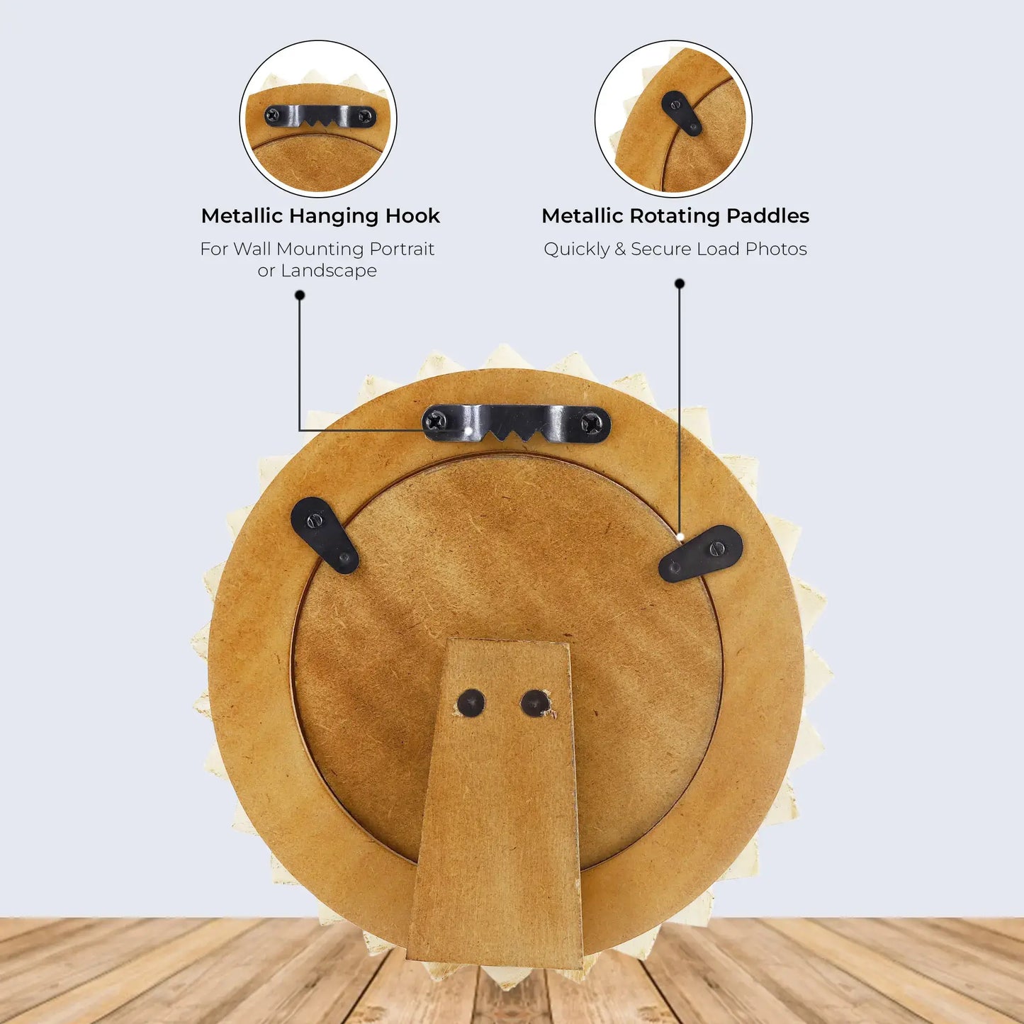 Round Baby Picture Frames Palace Radiance Pattern Bone Inlay Collection – Wholesale picture frames