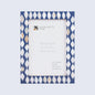 Picture Frames Avant Drops Pattern Mother of Pearl & Resin Collection in 3 Sizes