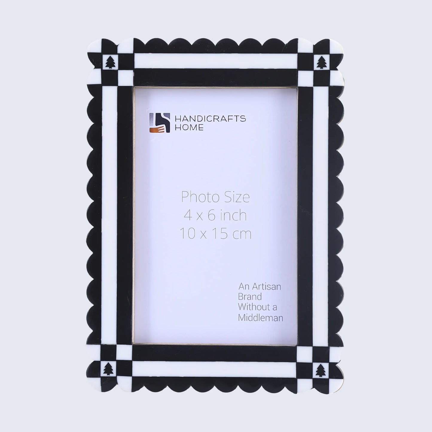 Picture Frames Chalet Nair Pattern Resin Inlay Collection in 2 Sizes – Wholesale picture frames