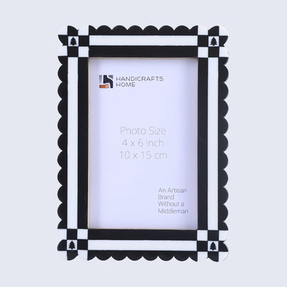 Picture Frames Chalet Nair Pattern Resin Inlay Collection in 2 Sizes – Wholesale picture frames