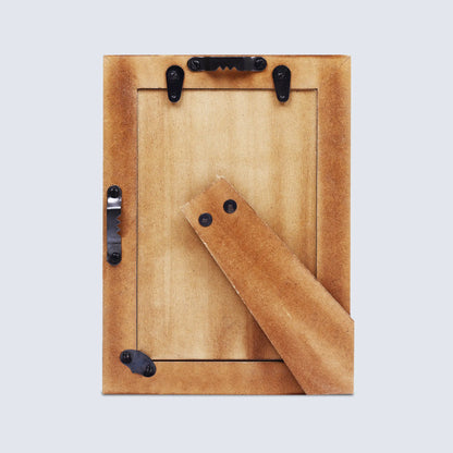 Picture Frames Herringbone Pattern Bone Inlay Collection in 2 Sizes, Turq