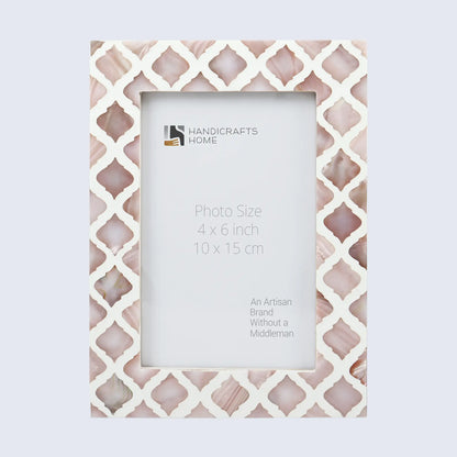 Picture Frames Moor Fire Pattern Mother of Pearl & Resin Collection in 3 Sizes – Wholesale picture frames
