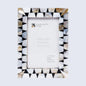 Picture Frames Pearlescent Flash Pattern Mother of Pearl & Resin Collection in 3 Sizes