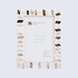 Picture Frames Pearlescent Fossil Pattern Mother of Pearl & Resin Collection in 3 Sizes