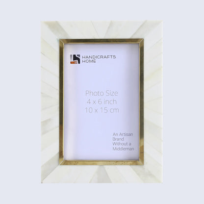 Picture Frames West Coast Monica Pattern Bone Inlay Collection in 2 Sizes – Wholesale picture frames
