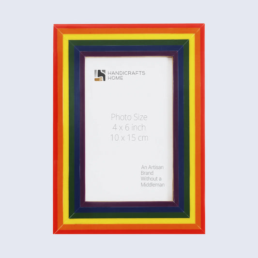 Picture Frames Spectrum Pride Pattern Resin Inlay Collection in 3 Sizes – Wholesale picture frames