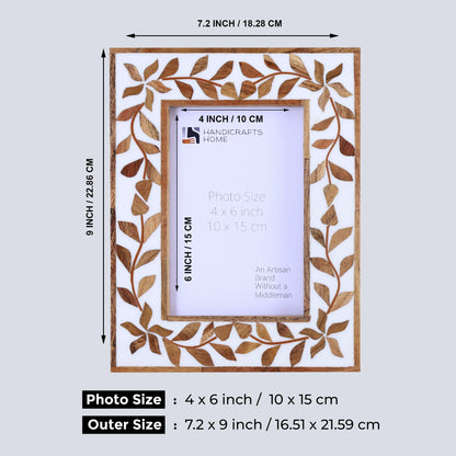 Picture Frames Alhambra Cama Pattern Resin Inlay Collection in 3 Sizes