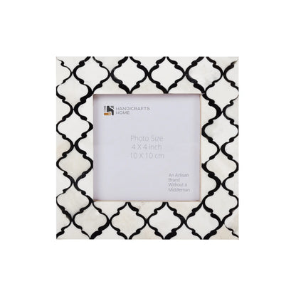 Picture Frames Moroccan Pattern Bone & Resin Inlay Collection in 27 Sizes, Black – Wholesale picture frames