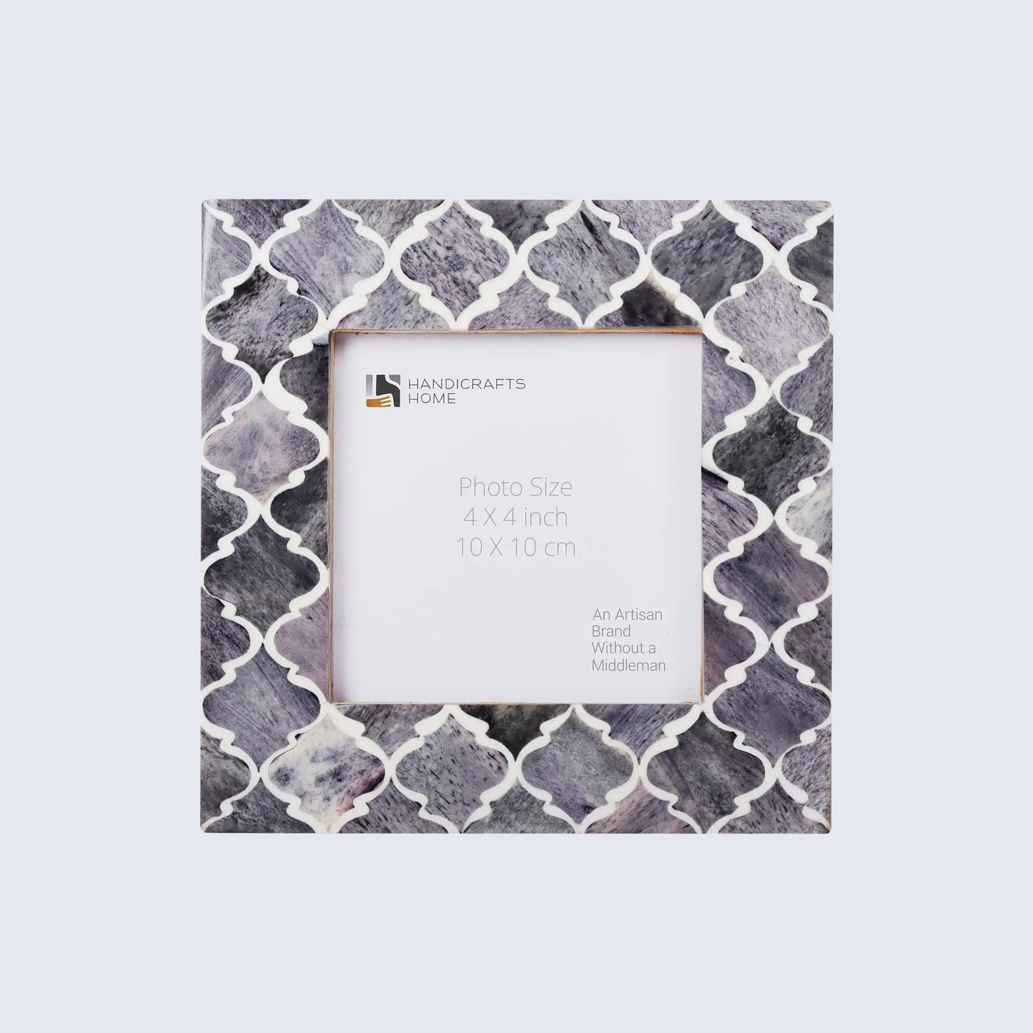 Picture Frames Moroccan Pattern Bone & Resin Inlay Collection in 27 Sizes, Grey – Wholesale picture frames