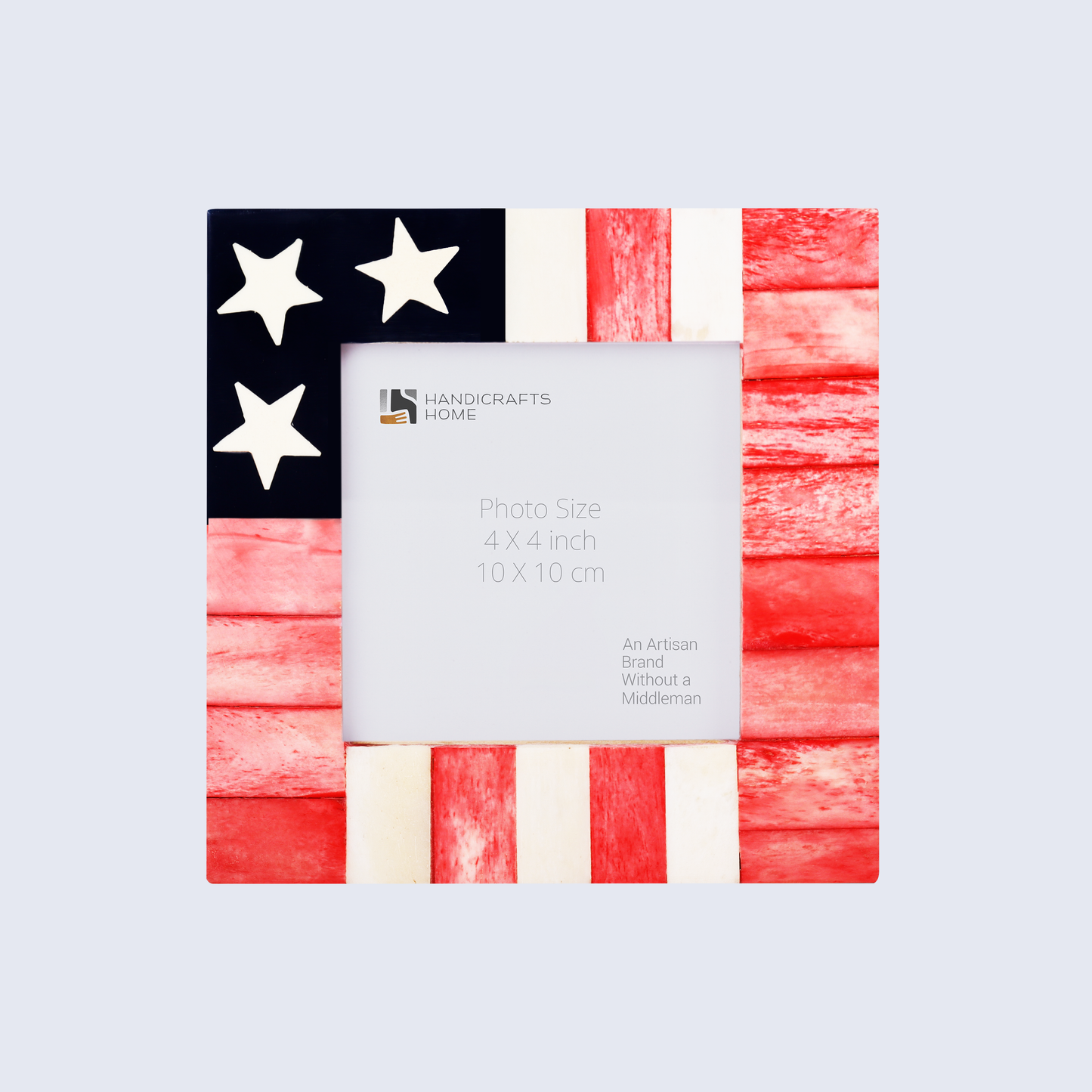 Picture Frame USA American Flag Pattern Bone & Resin Inlay Collection in 28 Sizes – Wholesale picture frames