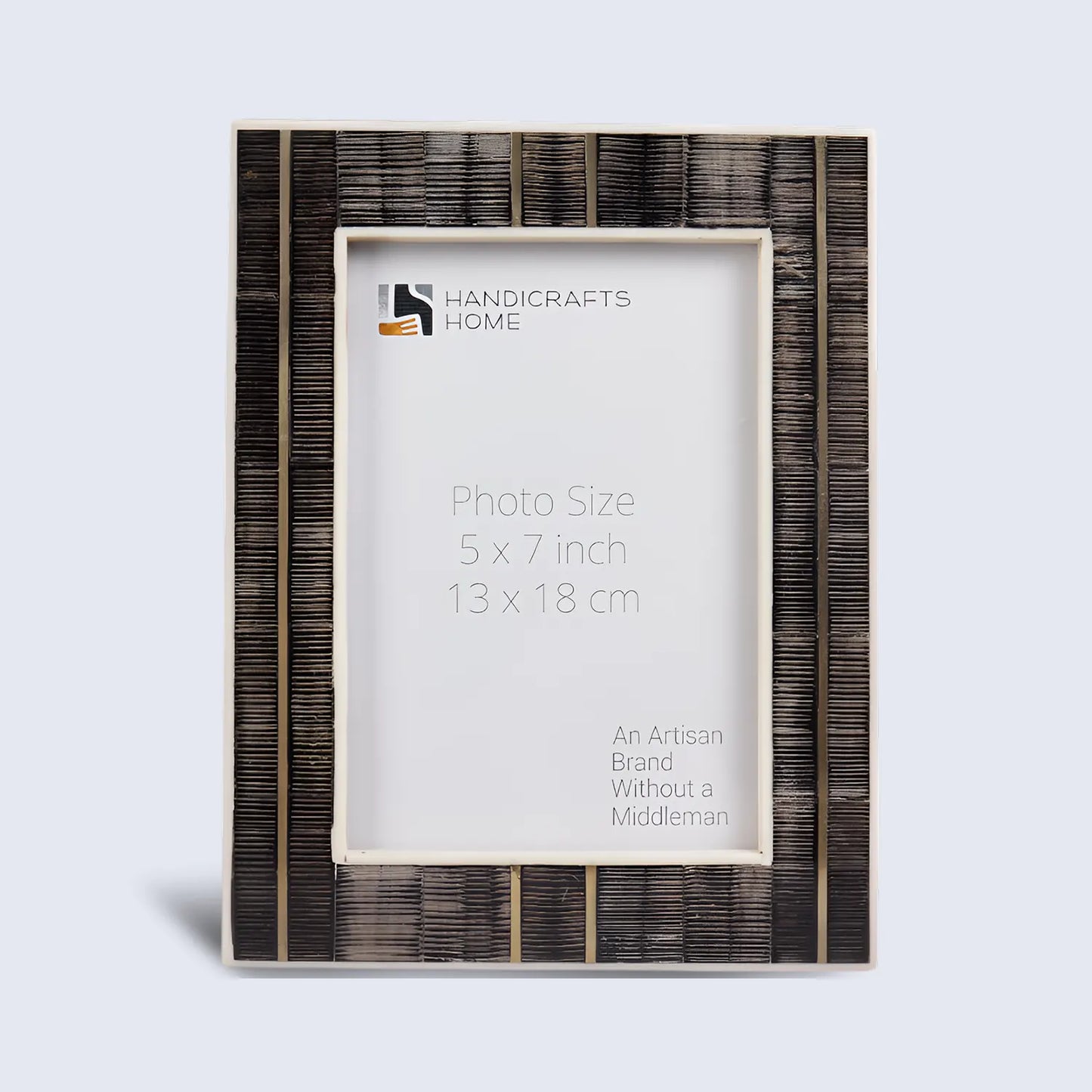 Horn Inlay & Resin Inlay Shagrin Picture Photo Frames Brown, 4x6 5x7 – Wholesale picture frames