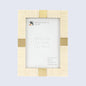 Resin Inlay White & Gold Picture Frame For Desk & Wall-3 Sizes – Wholesale picture frames