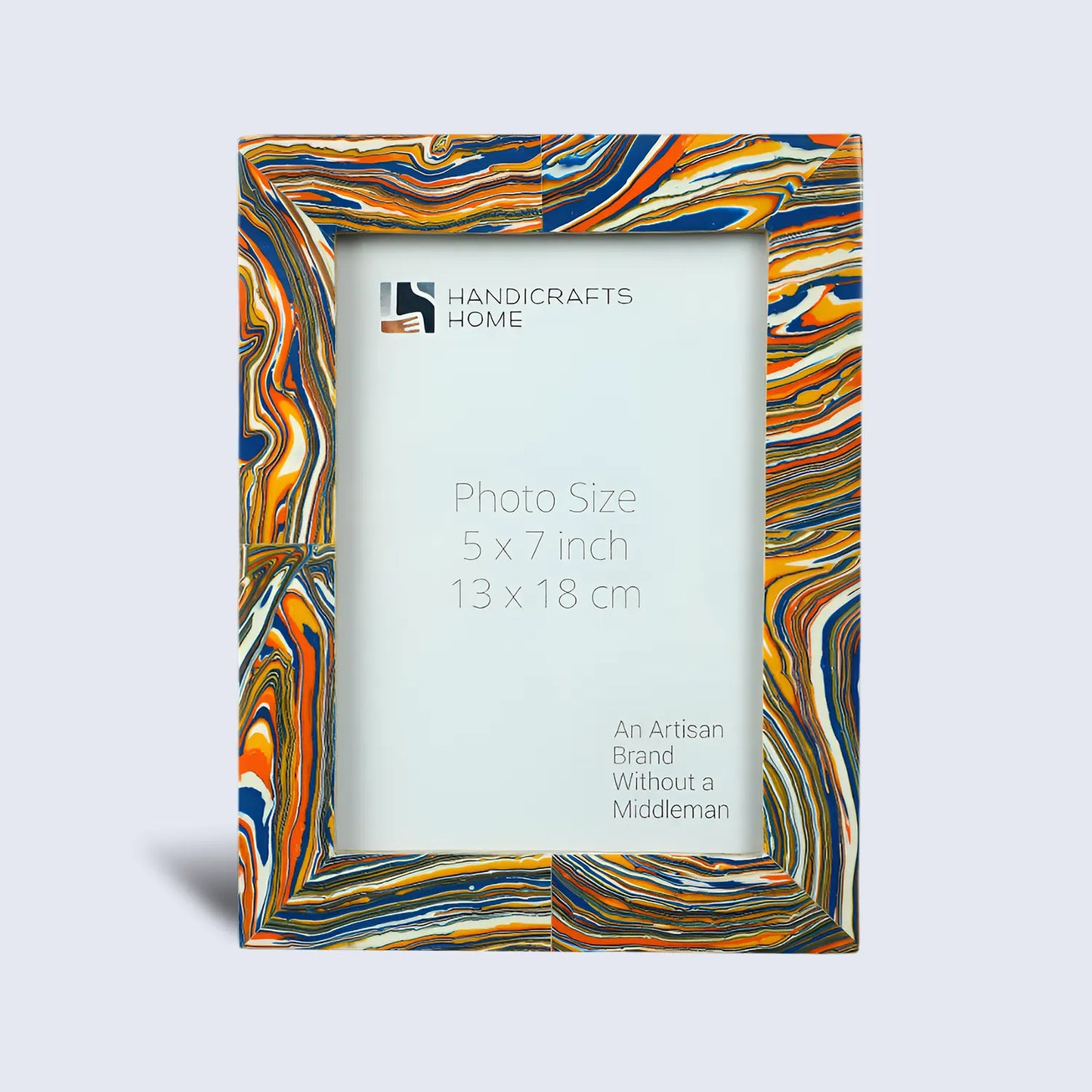 Colorful Paint Splatter Pattern 5x7 Resin Inlay Picture Frame – Wholesale picture frames