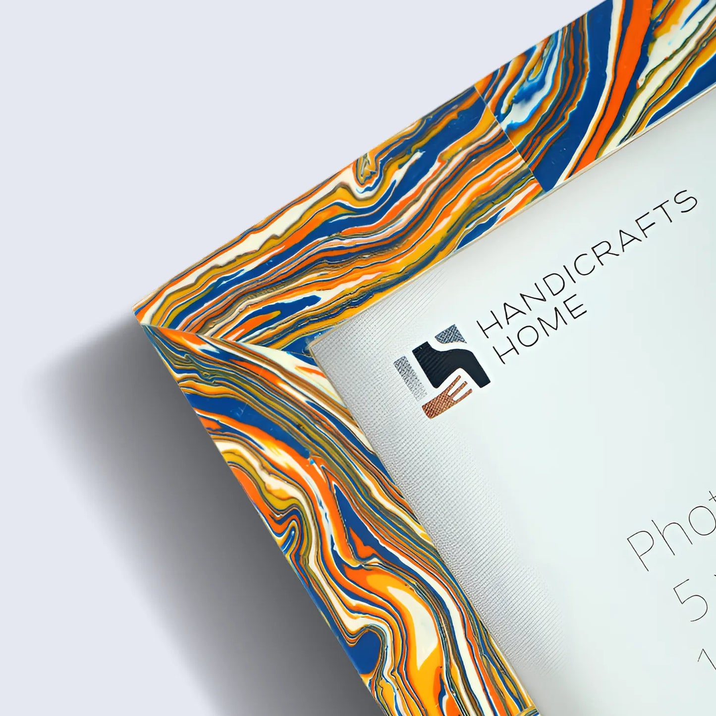 Colorful Paint Splatter Pattern 5x7 Resin Inlay Picture Frame – Wholesale picture frames