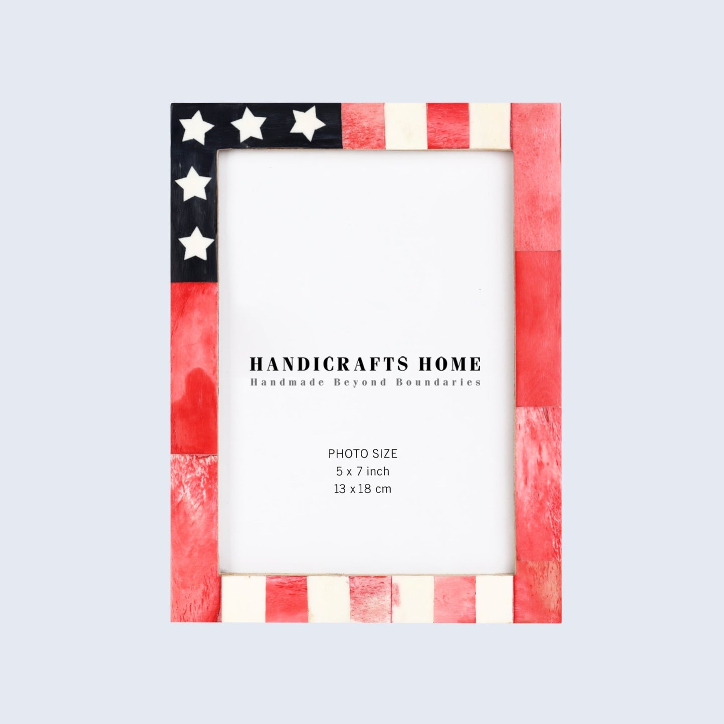 Picture Frame USA American Flag Pattern Bone & Resin Inlay Collection in 28 Sizes – Wholesale picture frames