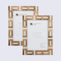 Picture Frames Marquet Chase Pattern Resin Inlay Collection in 8 Sizes, Pack of 2 – Wholesale picture frames