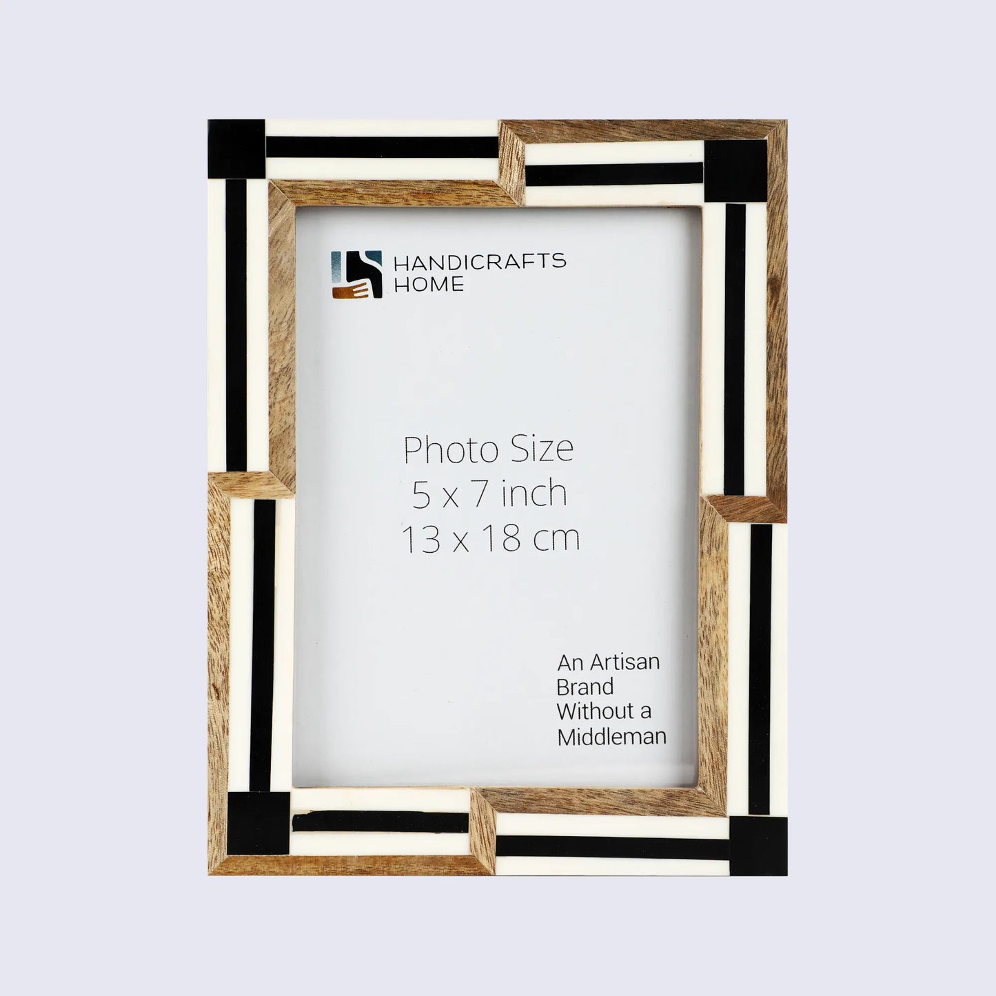 Picture Frames Silhouette Sequenced Pattern Resin Inlay Collection in 2 Sizes