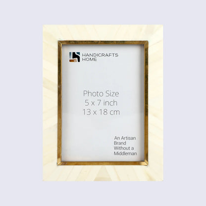 Picture Frames West Coast Monica Pattern Bone Inlay Collection in 2 Sizes – Wholesale picture frames