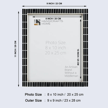 Picture Frames Manhattan Skyline Pattern Resin Inlay Collection in 3 Sizes – Wholesale picture frames