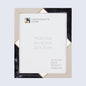 Picture Frames Menton Grey Pattern Resin Inlay Collection in 3 Sizes