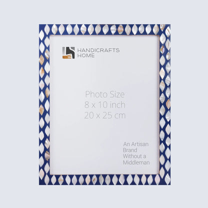 Picture Frames Avant Drops Pattern Mother of Pearl & Resin Collection in 3 Sizes – Wholesale picture frames