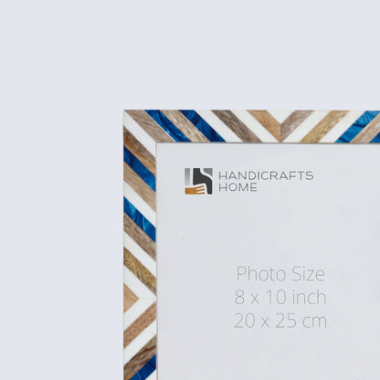 Picture Frames Hypno Dream Pattern Resin Inlay Collection in 3 Sizes
